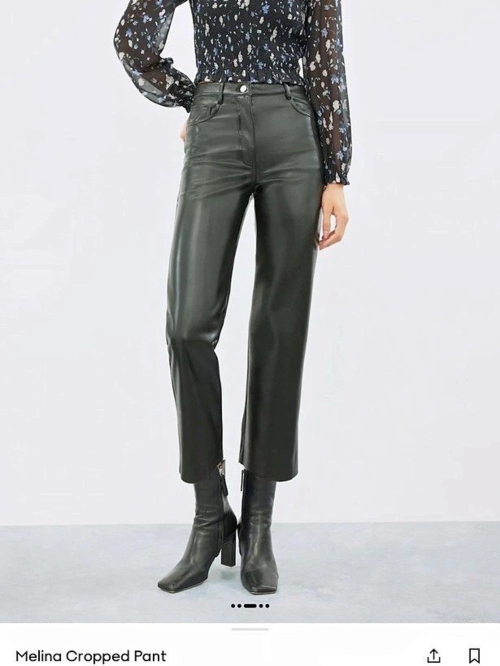 Nwt Wilfred The Melina Cropped Pant Black Cropped Pants Size 4
